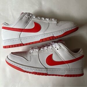 Nike Dunk Low ‘Picante Red’ Men’s 7.5 Sneakers DV0831-103 Red/White No Box